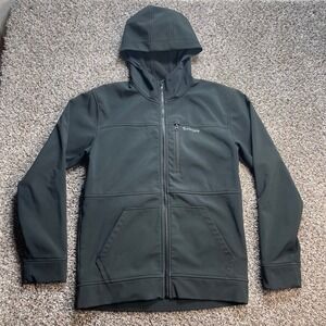 Simms Rogue Fleece Hoody Men's Small Black Softshell Full Zip Fishing Jacket